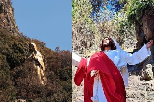 Llegó la Semana Santa. Edomex tiene el monumento más grande del mundo de la Virgen de Guadalupe